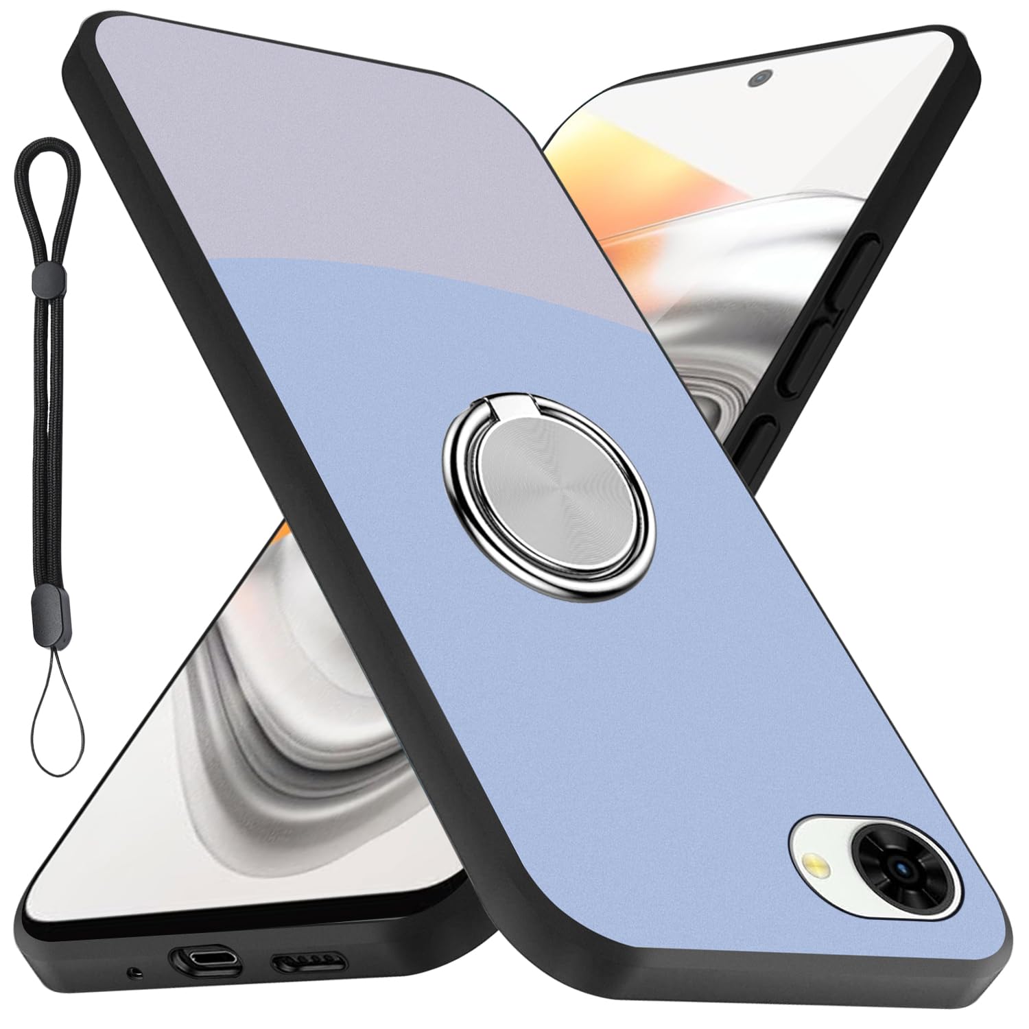 Amazon.co.jp: 対応 Nubia S2e/Nubia S2R ケース リング 耐衝撃 TPU
